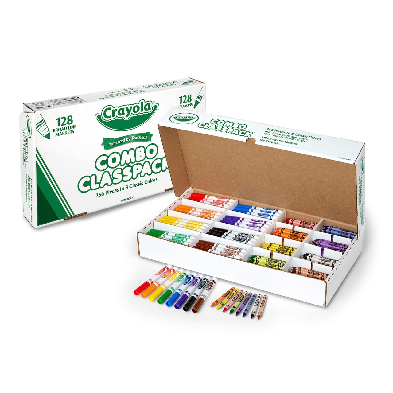 6 Pack: Crayola® Crayon & Marker Combo Classpack®